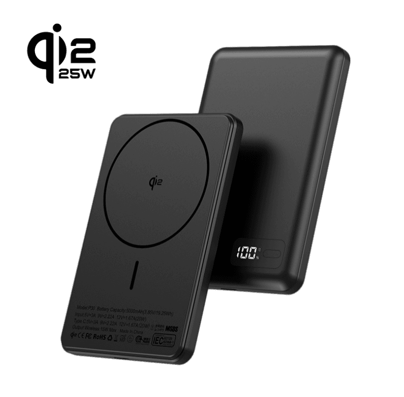 P30 Qi2 5000mah Magnetic Power Bank for iphone 17 Pro