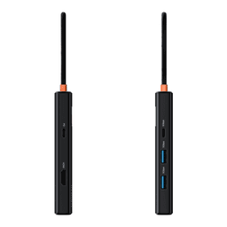 M301 One-Click Screen Off 6 in 1 USB-C HUB 4