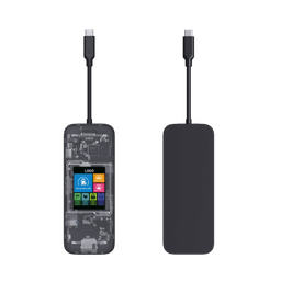 S01 TFT Screen Display 7 in 1 USB-C HUB 4