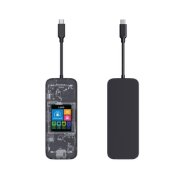 S02 TFT Screen Display 8 in 1 USB-C HUB 3