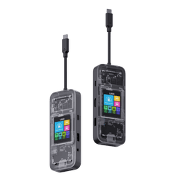 S02 TFT Screen Display 8 in 1 USB-C HUB 1