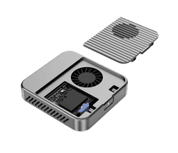 M206 Magnetic M.2 SSD Enclosure with Cooling Fan | RADERTECH 1