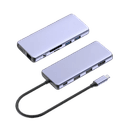 HB03 12-in-1 USB-C Docking Station with 4K HDMI, VGA, Gigabit Ethernet and 100W PD