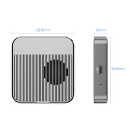 M206 Magnetic M.2 SSD Enclosure with Cooling Fan | RADERTECH 4