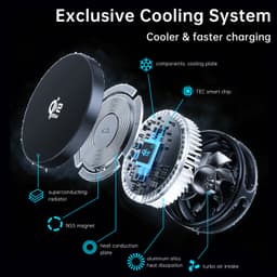 MQ35 TEC Semiconductor Cooling 3 in 1 Wireless Charger for iphone 17Pro Series 2