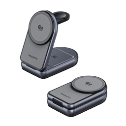 MG16 Portable and Foldable 3 in 1 Magnetic Wireless Charger 3