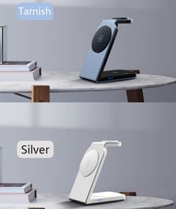 GK-MG18 2024 Spring New Arrival 3 in 1 iphone Qi2 Wireless Charging Station 4