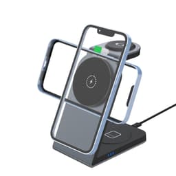 GK-MG18 2024 Spring New Arrival 3 in 1 iphone Qi2 Wireless Charging Station 3