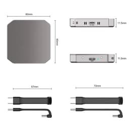 M202 Magnetic M.2 NVME SSD Enclosure builtin Cooling Fan 7